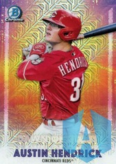 2021 Bowman Chrome Mega Box Mojo Austin Hendrick #DG-15 Dawn Of Glory